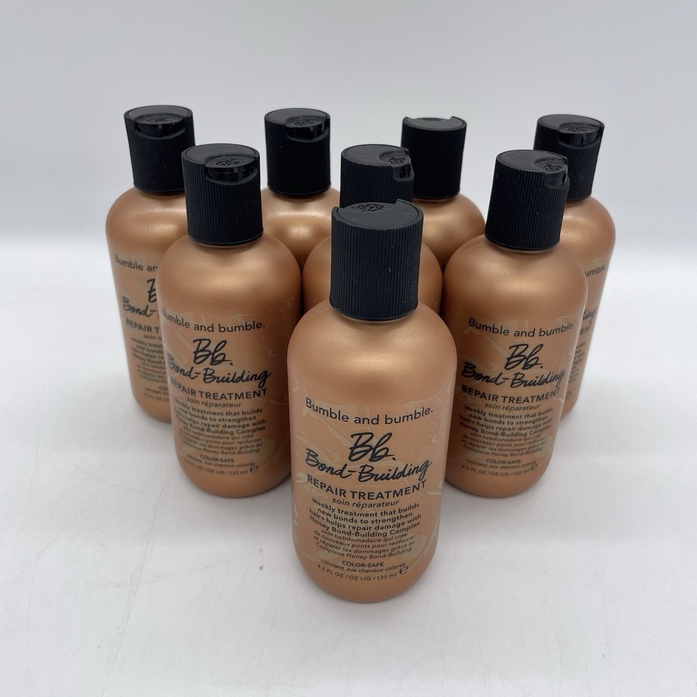 NEW Bumble and bumble Lot Of 8 Bond Building Repair Treatment 4.2oz Authentic